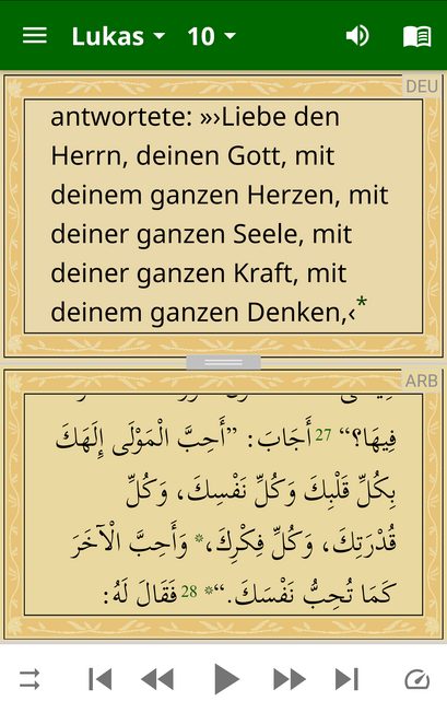 German and Arabic